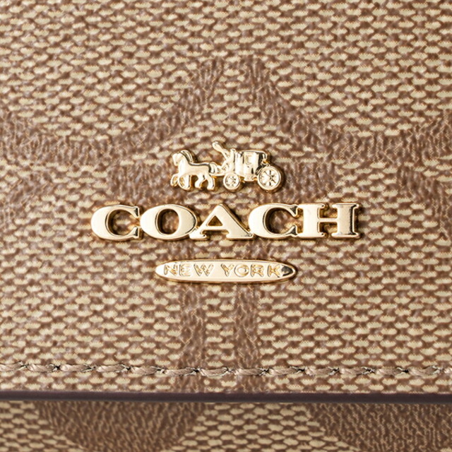 COACH(コーチ)の新品 コーチ COACH 3つ折り財布 スモール トライフォールド ウォレット カーキ レディースのファッション小物(財布)の商品写真