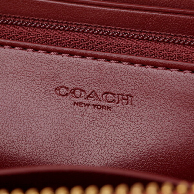 COACH(コーチ)の新品 コーチ COACH 長財布(ラウンドファスナー) アコーディオン ジップ ウォレット ピンク レディースのファッション小物(財布)の商品写真