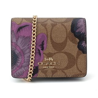 コーチ(COACH)の新品 コーチ COACH コインケース ミニ ウォレット ブラウン 茶(コインケース)