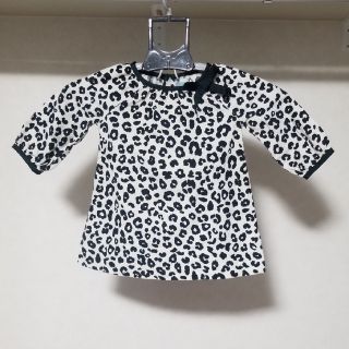 babyGAP　ヒョウ柄ワンピース　90(ワンピース)