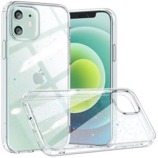 【オススメ⭐︎】 iPhone12Pro 用  ラメ入り 透明(iPhoneケース)