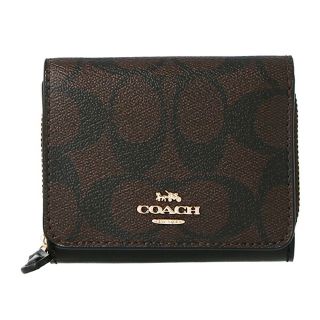 コーチ(COACH)の新品 コーチ COACH 3つ折り財布 スモール トライフォールド ウォレット ブラウン(財布)