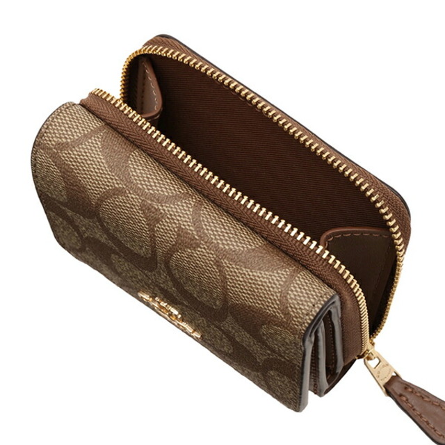 COACH - 新品 コーチ COACH 3つ折り財布 スモール トライフォールド ... コーチ COACH 三つ折り レザー トライフォールド 7331 IME74