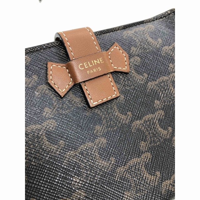 100 %品質保証 celine - セリーヌ コンパクトウォレット PVC×レザー マカダム CELINE 美品 財布