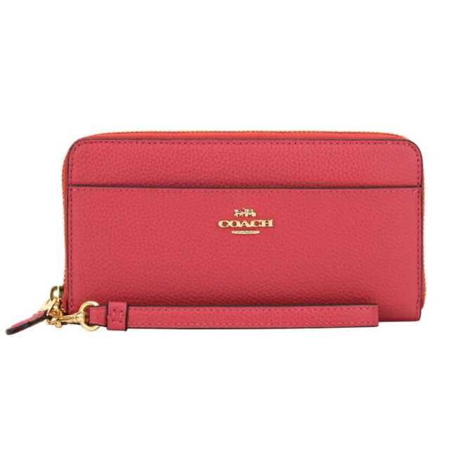 新品 コーチ COACH 長財布(ラウンドファスナー) アコーディオン ジップ