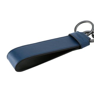 コーチ(COACH)の新品 コーチ COACH キーホルダー LARGE LOOP KEYFOB ブルー 青(キーホルダー)