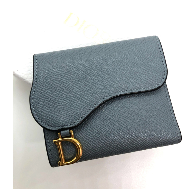お買得!】 Christian コンパクトウォレット レザー サドル