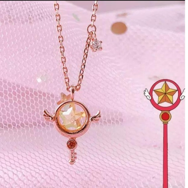 カードキャプターさくら❀韓国限定・星の杖 ネックレス✿新品、未使用 | フリマアプリ ラクマ
