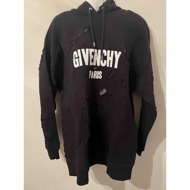 正規店購入　美品　GIVENCHY  ジバンシィ デストロイパーカー XSパーカー