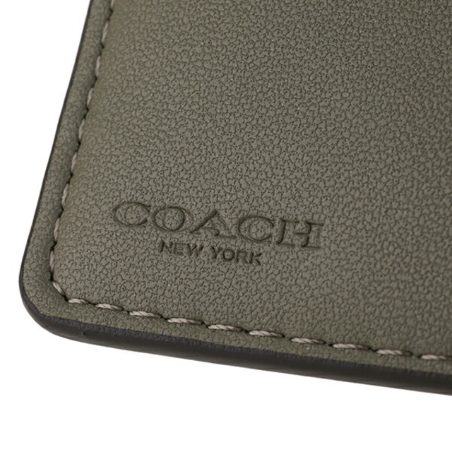 COACH コーチ 二つ折り財布 ミディアム コーナー ジップ　ブラウン　未使用