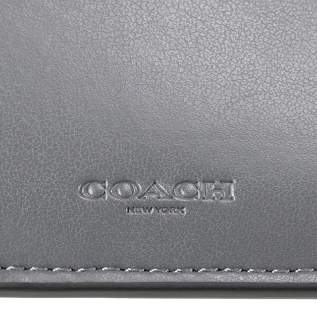 新品 コーチ COACH 2つ折り財布 3-IN-1 WALLET ブラック 8