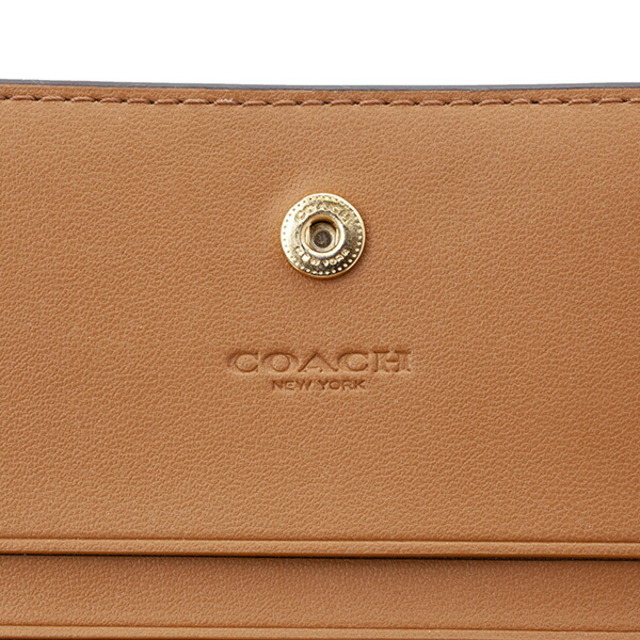 COACH - 新品 コーチ COACH 2つ折り財布 スナップ ウォレット ホワイト
