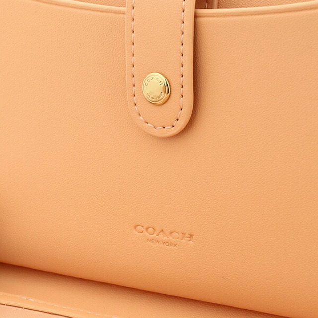 COACH(コーチ)の新品 コーチ COACH 長財布 テック ウォレット ベージュ ピンク ゴールド レディースのファッション小物(財布)の商品写真