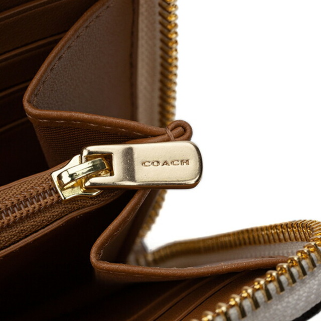 COACH(コーチ)の新品 コーチ COACH 長財布(ラウンドファスナー) アコーディオン ジップ ウォレット ホワイト 白 レディースのファッション小物(財布)の商品写真