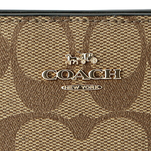 COACH(コーチ)の新品 コーチ COACH 2つ折り財布 SNAP WALLET カーキ レディースのファッション小物(財布)の商品写真