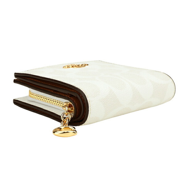 COACH - 新品 コーチ COACH 2つ折り財布 SNAP WALLET ホワイト COACH - 新品 コーチ COACH 2つ折り財布 SNAP WALLET ホワイト