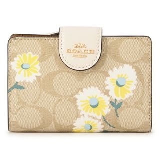 コーチ(COACH) フローラル 財布(レディース)（ゴールド/金色系）の通販