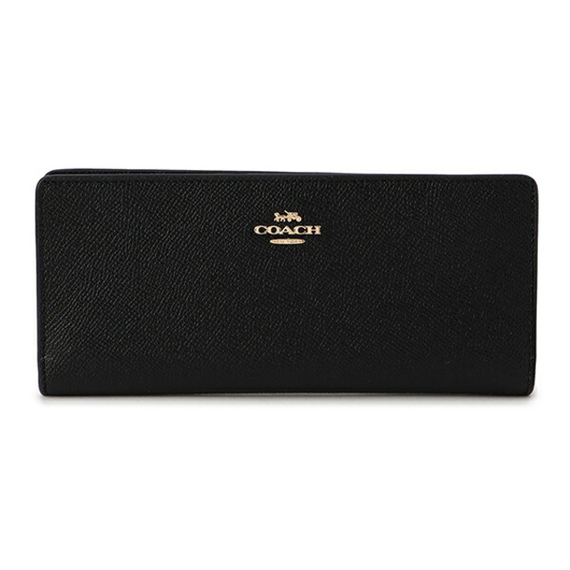 COACH(コーチ)の新品 コーチ COACH 長財布 スリム ウォレット ブラック 黒 レディースのファッション小物(財布)の商品写真