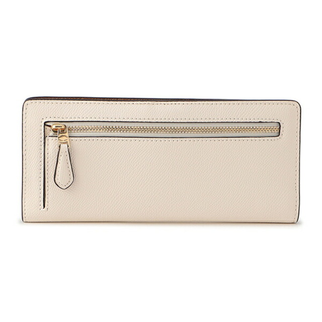 COACH - 新品 コーチ COACH 長財布 スリム ウォレット ホワイト 白の