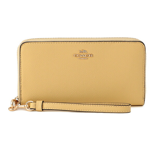 新品 コーチ COACH 長財布(ラウンドファスナー) ロング ジップアラウンド ウォレット クリーム | フリマアプリ ラクマ