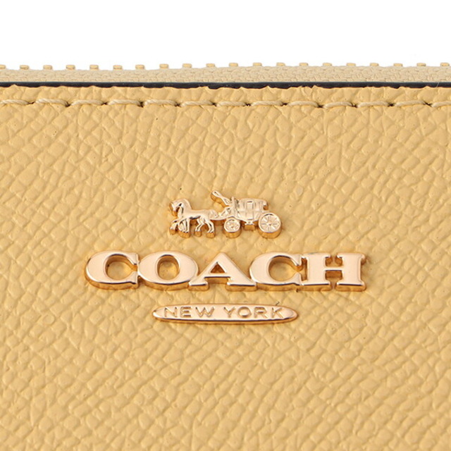 新品 コーチ COACH 長財布(ラウンドファスナー) ロング ジップアラウンド ウォレット クリーム