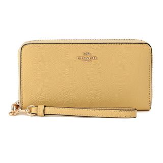 コーチ(COACH)の新品 コーチ COACH 長財布(ラウンドファスナー) ロング ジップアラウンド ウォレット クリーム(財布)