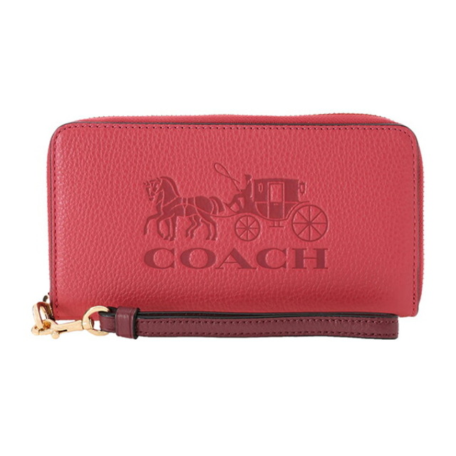 コーチ COACH ラウンドファスナー ストラップ付き 長財布 C3548