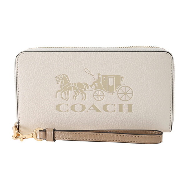 【新品未使用】coachコーチ★財布★長財布★白★ホワイト★WHITE★革レザー