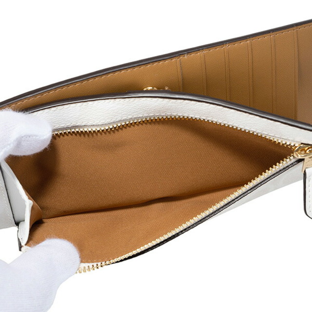 COACH - 新品 コーチ COACH 長財布 スリム ウォレット ホワイト COACH - 新品 コーチ COACH 長財布 スリム ウォレット ホワイト