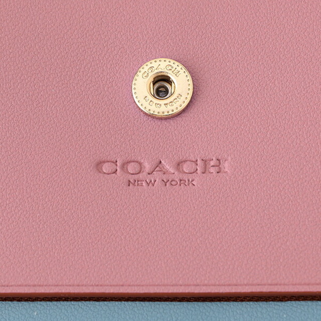 COACH(コーチ)の新品 コーチ COACH 2つ折り財布 スナップ ウォレット ブラウン 茶 レディースのファッション小物(財布)の商品写真