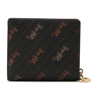 COACH - 新品 コーチ COACH 2つ折り財布 スナップ ウォレット ブラック