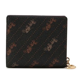 コーチ(COACH)の新品 コーチ COACH 2つ折り財布 スナップ ウォレット ブラック 黒(財布)