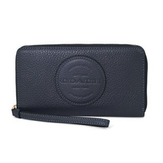 コーチ(COACH)の新品 コーチ COACH 長財布(ラウンドファスナー) デンプシー ラージ フォン ウォレット ミッドナイトネイビー(財布)