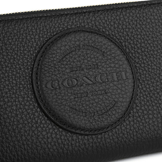 COACH(コーチ)の新品 コーチ COACH 長財布(ラウンドファスナー) デンプシー ラージ フォン ウォレット ブラック 黒 レディースのファッション小物(財布)の商品写真