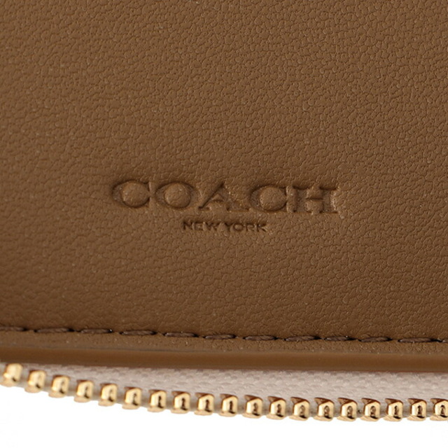 COACH(コーチ)の新品 コーチ COACH 2つ折り財布 ミディアム ID ジップウォレット ホワイト 白 レディースのファッション小物(財布)の商品写真