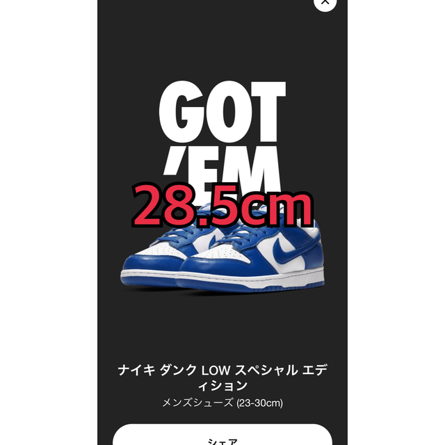 Nike Dunk Low SP Varsity Royal​ Kentucky