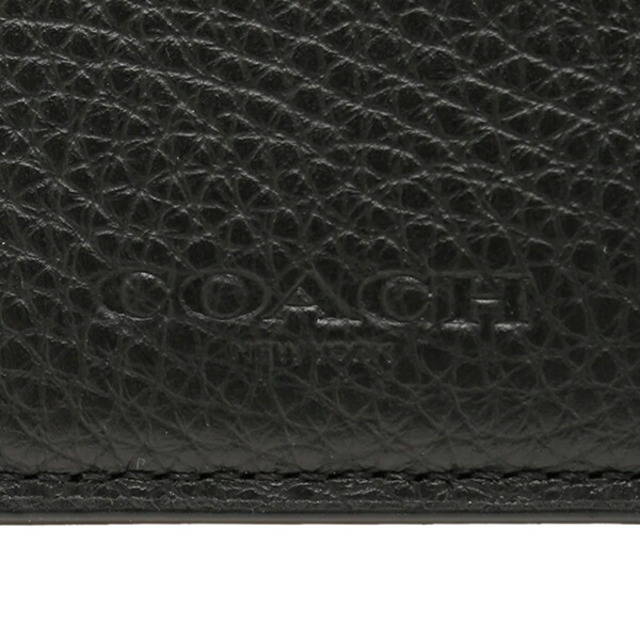 COACH(コーチ)の新品 コーチ COACH カードケース ジップ カードケース ブラック 黒 レディースのファッション小物(名刺入れ/定期入れ)の商品写真