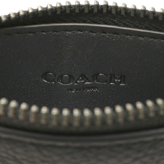 COACH(コーチ)の新品 コーチ COACH カードケース ジップ カードケース ブラック 黒 レディースのファッション小物(名刺入れ/定期入れ)の商品写真