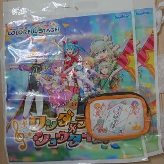 プロジェクトセカイ カラフルステージ 初音ミク スクエアポーチ+袋2 ワンダショ(ゲームキャラクター)