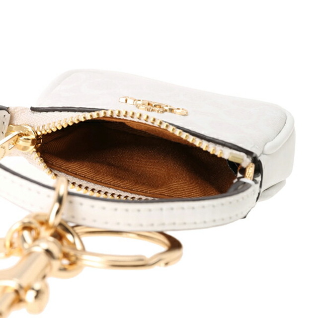 COACH(コーチ)の新品 コーチ COACH キーホルダー MINI NOLITA BAG CHARM ホワイト 白 レディースのファッション小物(キーホルダー)の商品写真