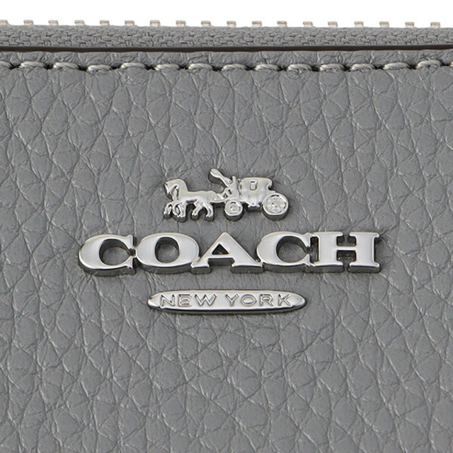 COACH(コーチ)の新品 コーチ COACH 長財布(ラウンドファスナー) ロング ジップアラウンド ウォレット ライトグレー系 レディースのファッション小物(財布)の商品写真