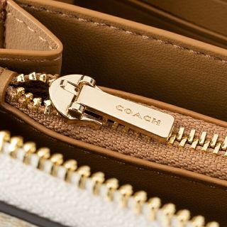 <br>COACH コーチ/レザースタッズウォレット/53449/A16**/コーチ/Aランク/93ファッション小物