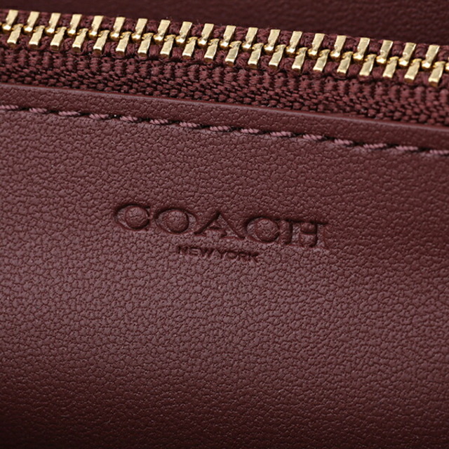 COACH(コーチ)の新品 コーチ COACH 長財布(ラウンドファスナー) エバーグリーン フローラル ロング ジップ アラウンド ウォレット ブラウン 茶 レディースのファッション小物(財布)の商品写真