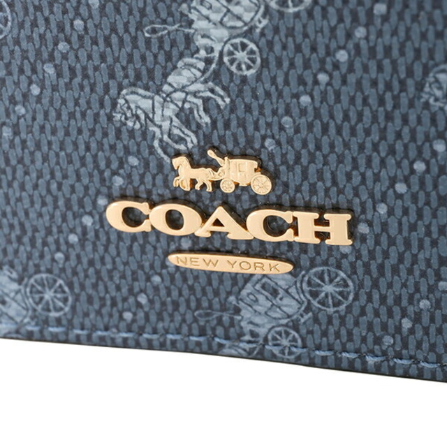 COACH(コーチ)の新品 コーチ COACH コインケース チェーン ミニ ウォレット ブルー 青 レディースのファッション小物(コインケース)の商品写真