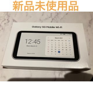 ギャラクシー(Galaxy)の新品未使用 Galaxy 5G Mobile Wi-Fi SCR01 ホワイト(PC周辺機器)