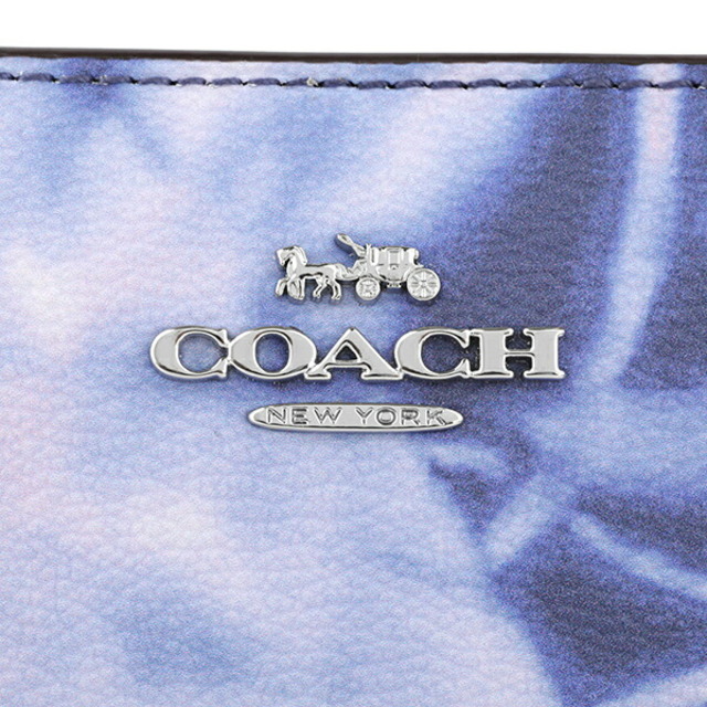 COACH(コーチ)の新品 コーチ COACH 2つ折り財布 スナップ ウォレット パープル 紫 レディースのファッション小物(財布)の商品写真