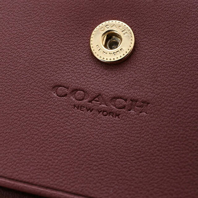 COACH(コーチ)の新品 コーチ COACH 2つ折り財布 スナップウォレット ブラウン 茶 レディースのファッション小物(財布)の商品写真