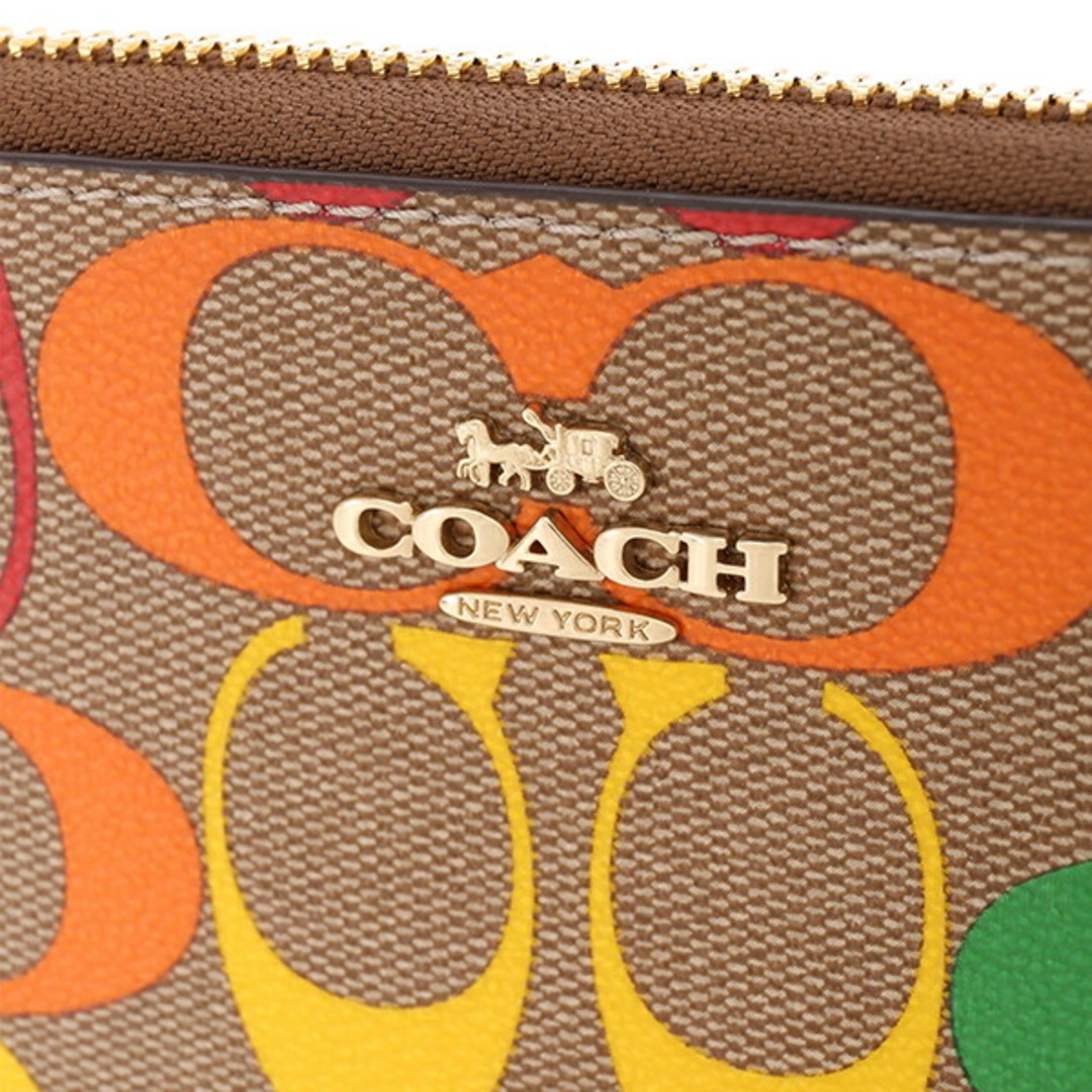 COACH(コーチ)の新品 コーチ COACH 長財布(ラウンドファスナー) ロング ジップ アラウンド ウォレット ブラウン 茶 レディースのファッション小物(財布)の商品写真