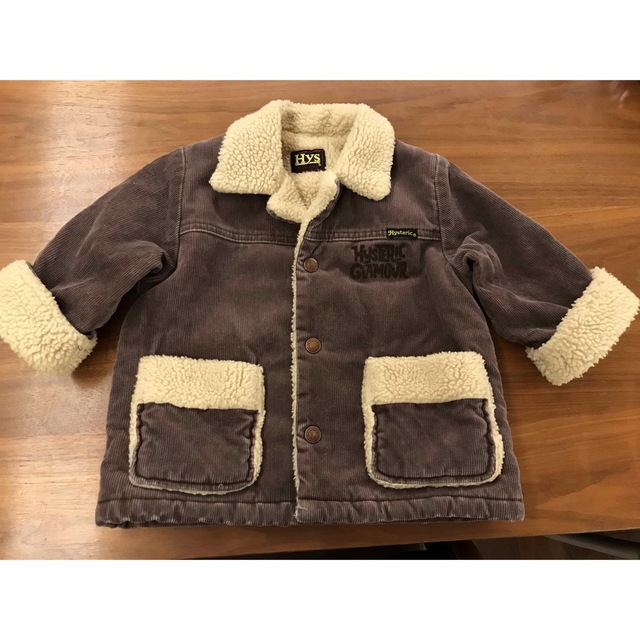 【中古品】ヒステリックグラマー ボアコート ジャケット サイズ90 ヒスミニ