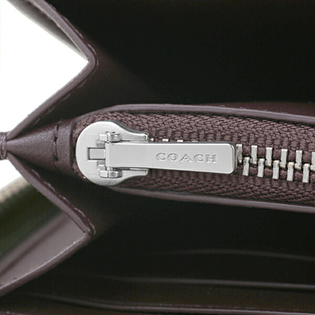 COACH - 新品 コーチ COACH 長財布(ラウンドファスナー) レザー パー